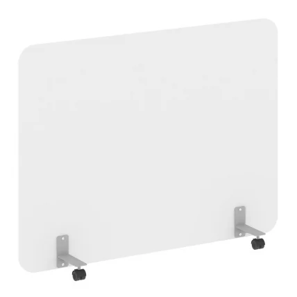 Перегородка на металлических опорах, на роликах R-line DP.R-160-120 Белый Бриллиант_0