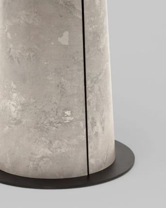 Стол круглый Пулон 100 см столешница HPL бетао_2