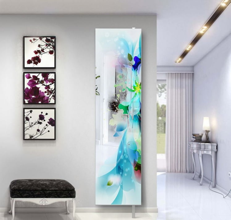 Поворотный зеркальный шкаф Драйв Шелф Арт (левый) Беленый дуб_15