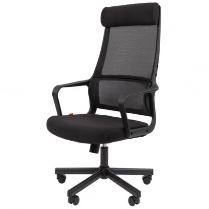 Кресло руководителя Chairman 590 ткань/сетка Черный_1