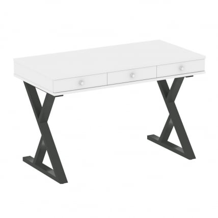 Стол письменный HOME OFFICE VR.SP-1-118.M Белый Бриллиант/Антрацит металл_0