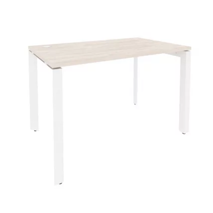 Стол рабочий на П-образном м/к ОНИКС О.МП-СП-2.7 Денвер Светлый/Белый / ONIX O.MP-SP-2.7_0