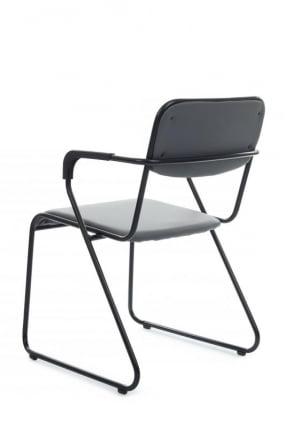 Кресло Никс Плус РCХ ОМКЛ-03Б Серый/Металл Черный / Nix Plus RCH OMKL-03B_4