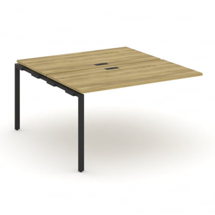 Двойной наборный элемент рабочей станции CONCEPT CN.DNRS-003 Дуб Винченцо Черный_0