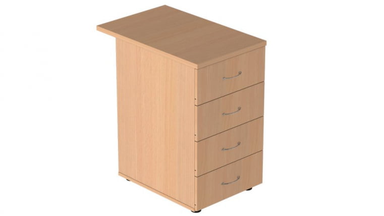 Тумба приставная Р.Т-4.2 Крафт белый_0