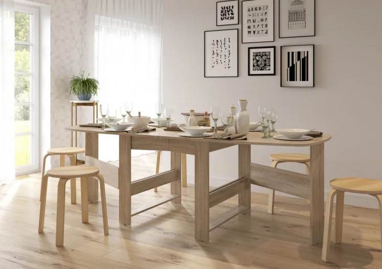 Стол-книжка 1-66 Дуб Сонома_4