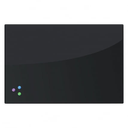 Доска магнитно-маркерная стеклянная BRAUBERG 60х90 см Черная_0