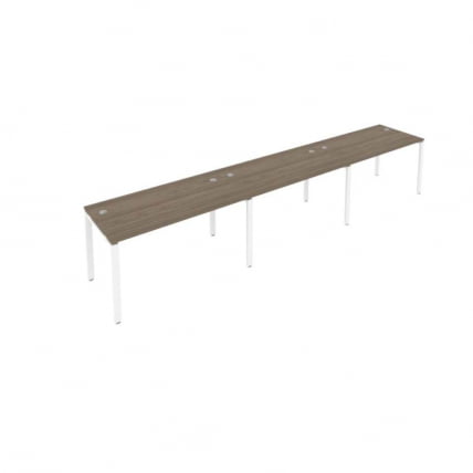 Рабочая станция на 3 раб.места Metal System Б.СМ-3.3 Вяз/Белый_0