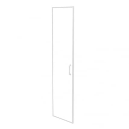 Фасад стекло в раме высокий левый (лакобель, белый) ОНИКС О.СР-1(Л) вхите / ONIX O.SR-1(L) white_0