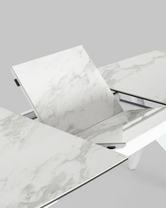 Стол обеденный Аркада раскладной 160-210x90 Керамика светлая_3