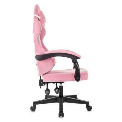 Кресло компьютерное BRABIX Shooter GM-123, 2 подушки, ткань, розовое/серое_6