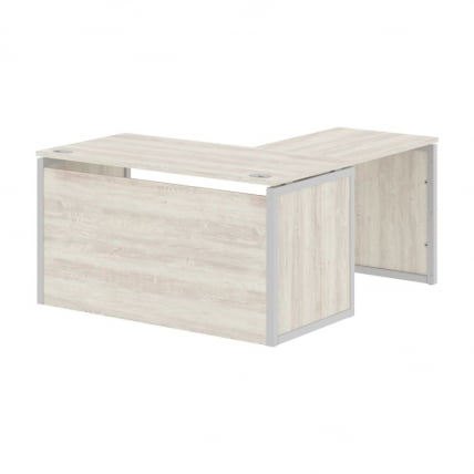 Стол письменный угловой левый XTEN-QP XQPCT 1415H L Сосна Эдмонт Серый_0