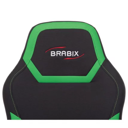 Кресло компьютерное BRABIX Alpha GM-018 Черное/зеленое_7