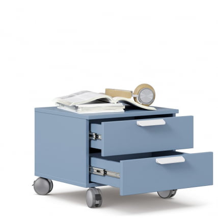 Тумба выкатная Милтон ЛД 537.070.000 Капри синий_2