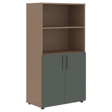 Шкаф с 1 комплектом глухих малых дверей VELION VMCS 80.5 Нефрит Кобра_0