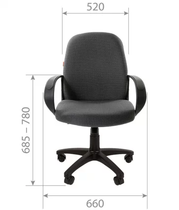 Офисное кресло для оператора CХАИРМАН 279М ДЖП 15-2 черный / CHAIRMAN 279M JP_3