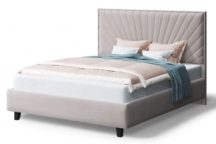 Кровать Леона, 2000x1400 мм, бежевый_0