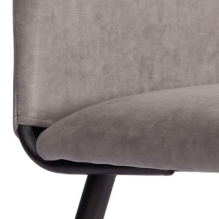 Стул обеденный La Rousse NEW, флок , серый/черный, 29, 45x55x93 см_10