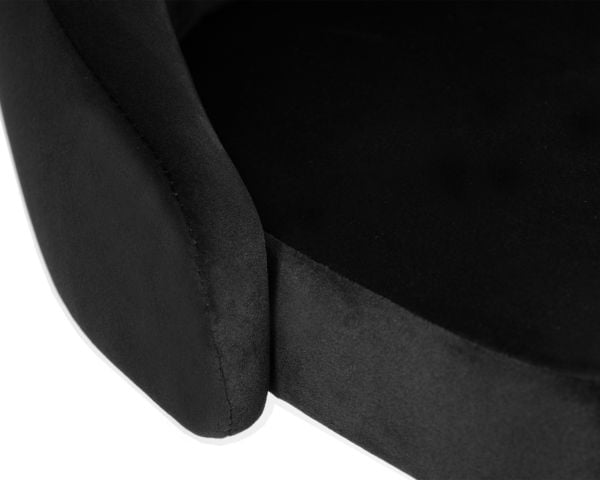 Стул барный ДОБРИН ДЖОСЕПХ БЛАCК (черный велюр (МДЖ9-101)) 2 шт / DOBRIN JOSEPH BLACK (MJ9-101))_7