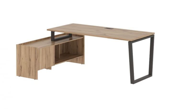 Стол с тумбой ЕДИС ЕВCТ 19814 Дуб Денвер светлый Мокко / EDIS EVCT_0