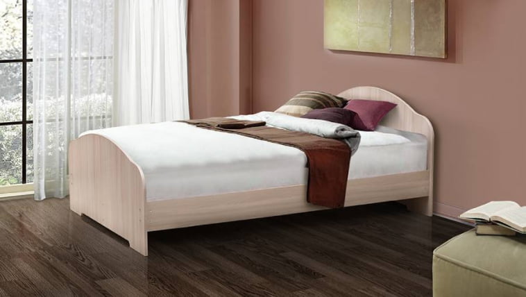 Кровать на уголках №1 1800*1900 Ясень Анкор темный_0