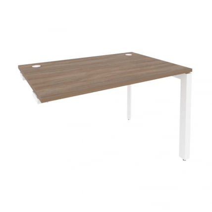 Стол-приставка на П-образном м/к к опорным элементам ОНИКС О.МП-СПР-2.8 Дуб Аризона/Белый / ONIX O.MP-SPR-2.8_0