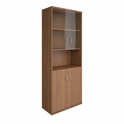Шкаф высокий широкий Riva А.СТ-1.4 Орех Гварнери_0