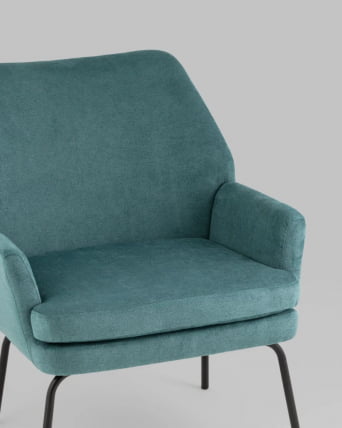 Кресло Харви Темно-бирюзовый_5