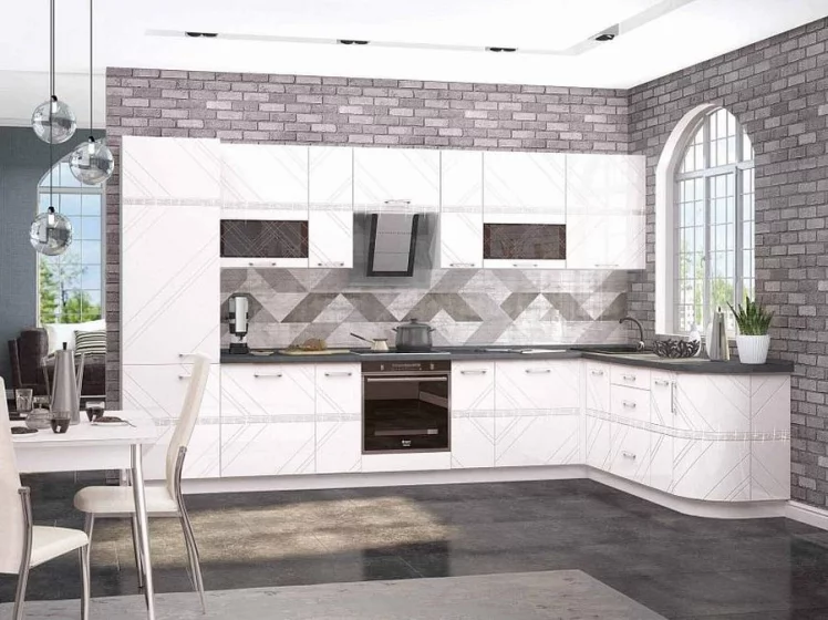 Кухонный гарнитур угловой (ширина 360х222 см) Бьянка 1_0