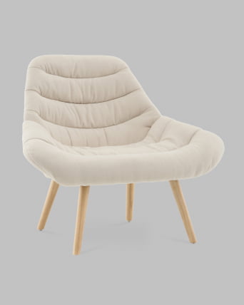 Кресло Олби Страйпс белый_1