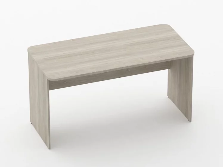 Стол прямой Glassy 1.10.14 Дуб сантана светлый_0