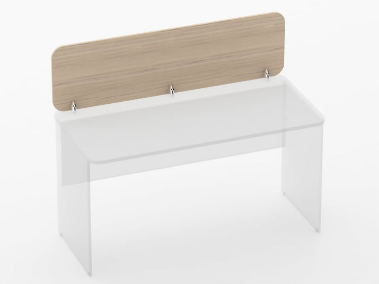 Экран разделительный прямой Glassy 5.14.14 Бук светлый_0