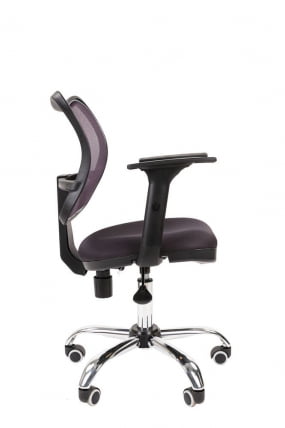 Офисное кресло для оператора CХАИРМАН 450 Хроме Нев Серый / CHAIRMAN Chrome New_2