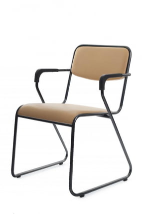 Кресло Никс Плус РCХ ОМКЛ-04Б Бежевый/Металл Черный / Nix Plus RCH OMKL-04B_6