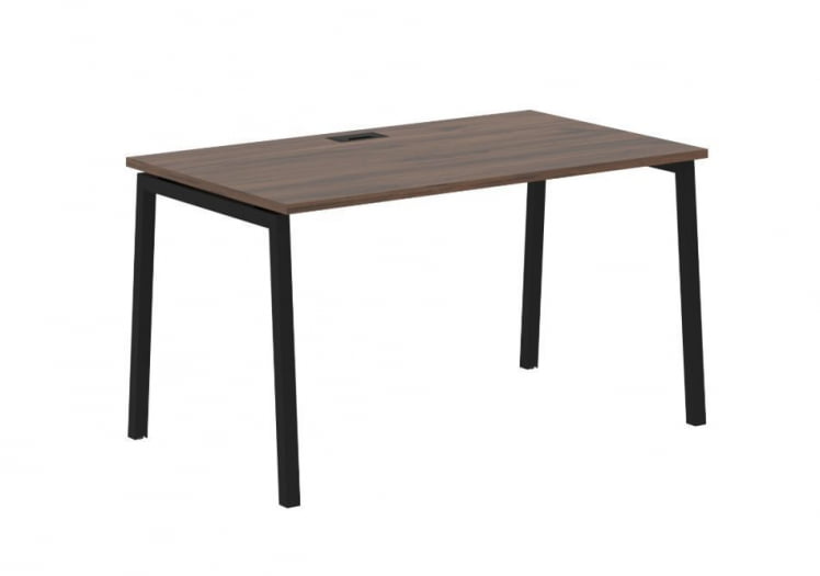 Стол письменный ЕДИС ЕЛСТ 1380 Дуб Денвер темный Черный / EDIS ELST_0