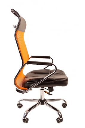 Кресло для руководителя CХАИРМАН 700 Оранжевый / CHAIRMAN_2