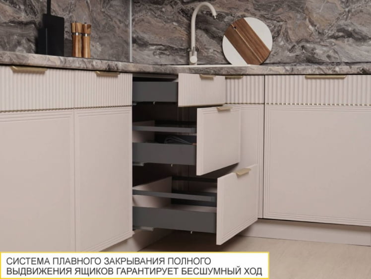 Напольный шкаф (3 ящика с системой плавного закрывания) Флоренция 107.90_3