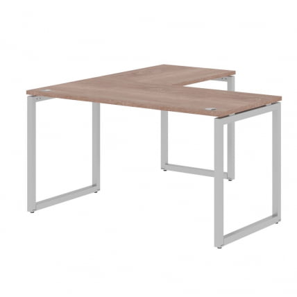 Стол угловой правый XTEN-Q XQCT 1415 R Дуб Сонома Алюминий_0