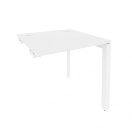 Стол-приставка на П-образном м/к к опорным элементам ONIX O.MP-SPR-0.8 Белый Бриллиант_0