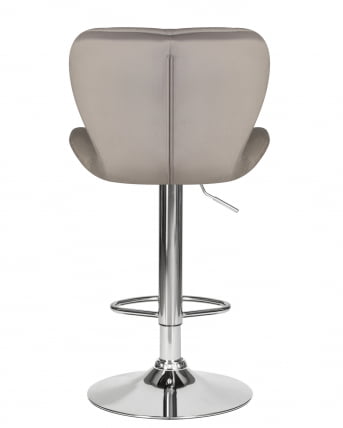 Стул барный DOBRIN BARNY Серый велюр MJ9-75_4