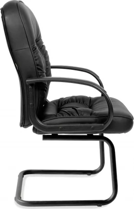 Кресло для посетителя Chairman 416V Черное Эко_2
