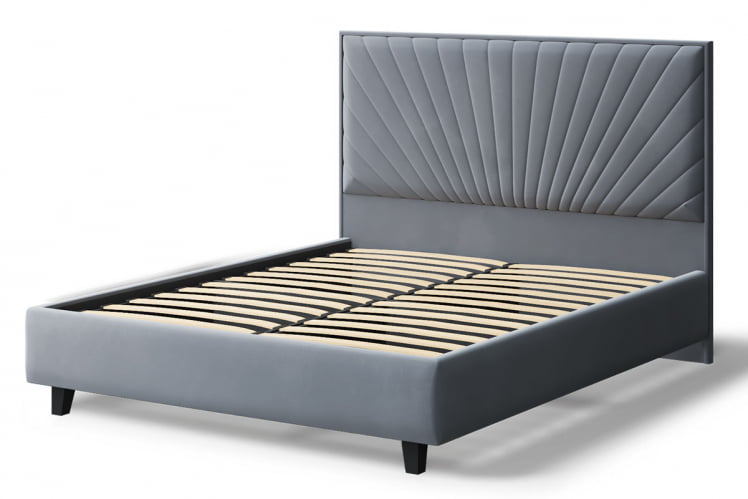 Кровать Леона, 2000x1400 мм, серый_1