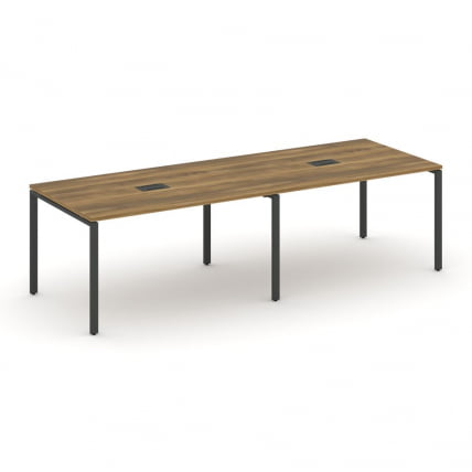 Стол переговорный (2 столешницы) CONCEPT CN.PRG-021 Сандал Янтарный Антрацит_0