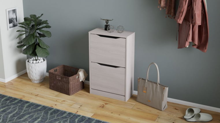 Тумба для обуви Тетра тип 2 Ясень Шимо_2