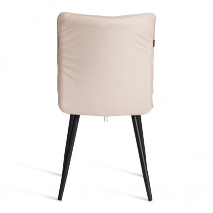 Стул обеденный Бари ЛТ, велюр, бежевый/черный, 7, 41х55х89 см / Bari LT,_3