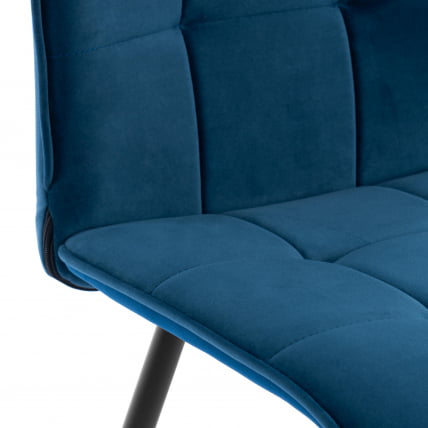 Стул обеденный Бари ЛТ, велюр, Дэрк блуе (темно-синий), 41х55х89 см / Bari LT, Dark blue_6