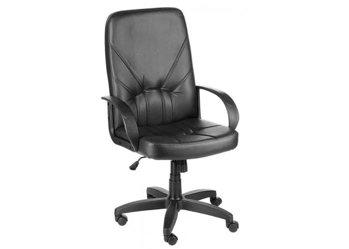 Кресло Менеджер ULTRA кож.зам. Черный_0