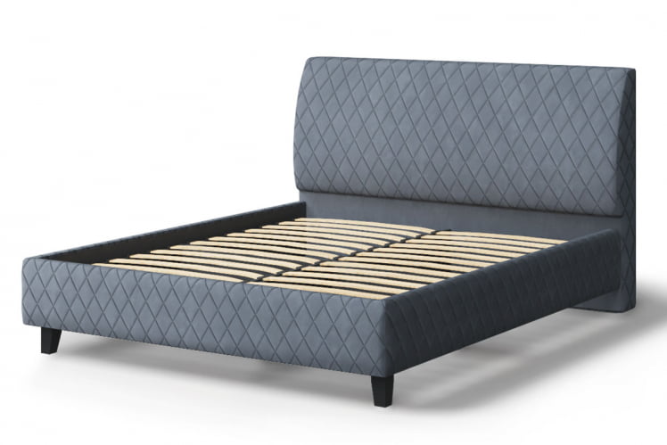 Кровать Хилтон, 2000 кс 1600 мм, серый / x_1