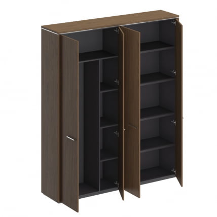 Шкаф комбинированный (для одежды-для документов закрытый) VELAR ВЛ 363 ДТ Дуб табачный_1