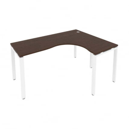 Стол письменный METAL SYSTEM Б.СА-4 Пр Венге/Белый_0